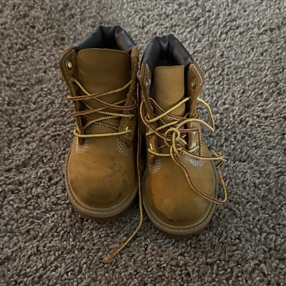 Timberland Kids Brown Lace-Up Boots